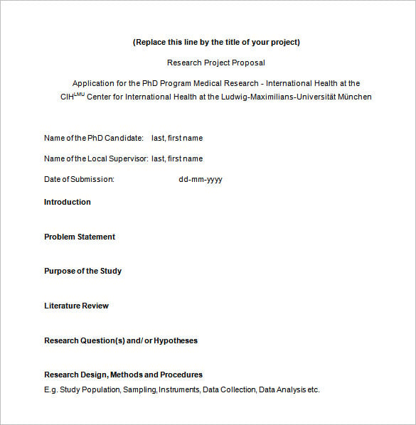 example of research proposal for phd application