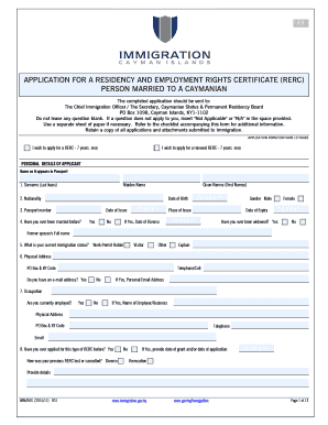 cayman islands government application form