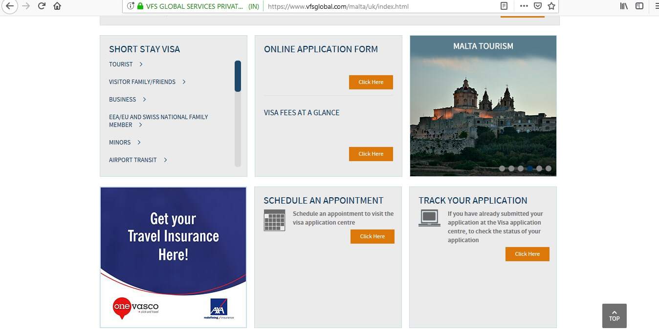 malta schengen visa application form