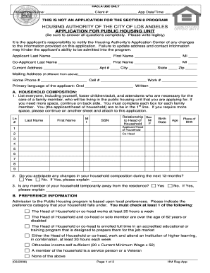 section 8 application los angeles