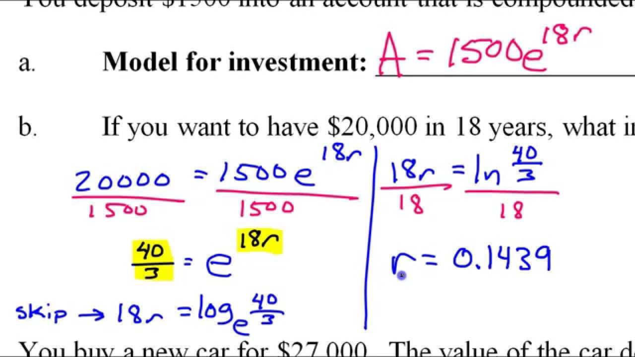 applications of exponential and logarithmic functions in real life