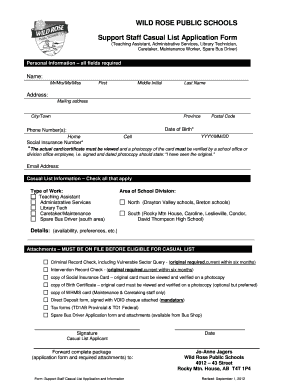 school bus driver application form
